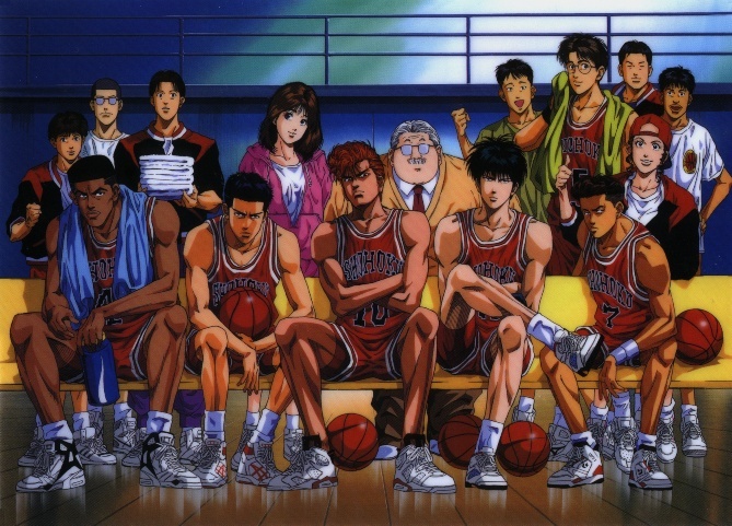 Otaku Gallery  / Anime e Manga / Slam Dunk / Personaggi / Shohoku / Gruppo / shohoku (24).jpg